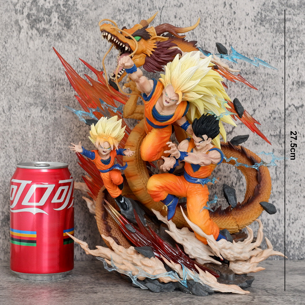 Father & Son 12インチ フィギュアセット In Stock Dragon Ball Demoniacal Fit DF SHF Father and Son Set Goku