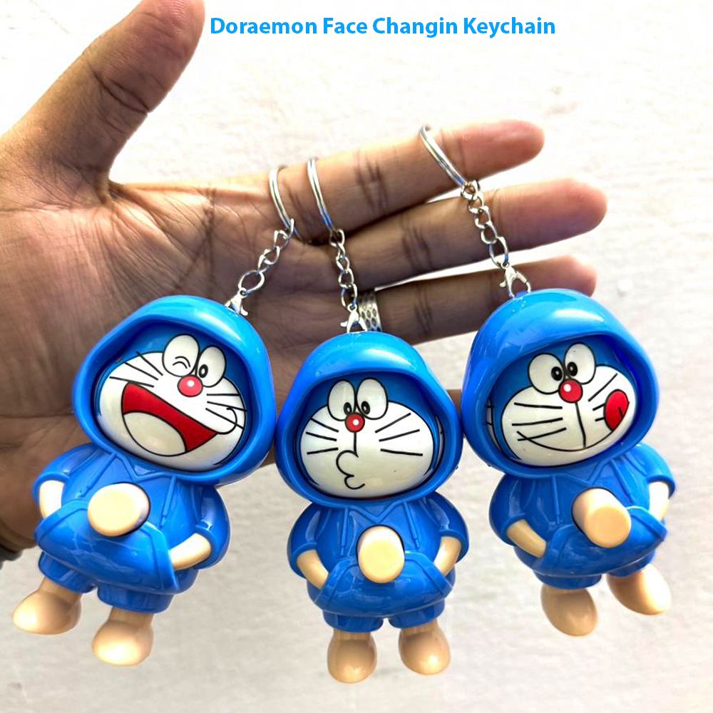 Blue Doraemon Face Changing Keychain (Pack of 12) 25/- PP